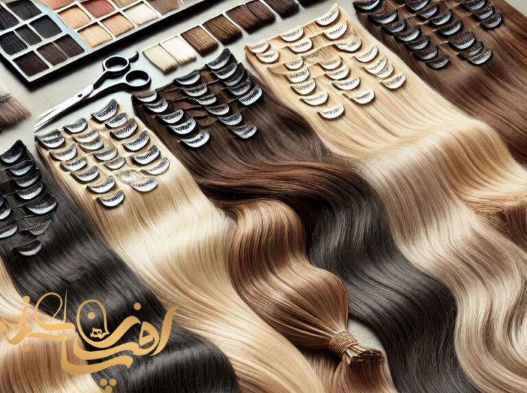 نحوه صحیح نصب اکستنشن مو