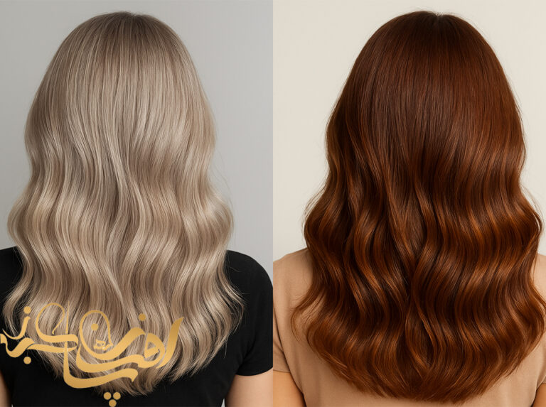 رنگ مو سرد و گرم