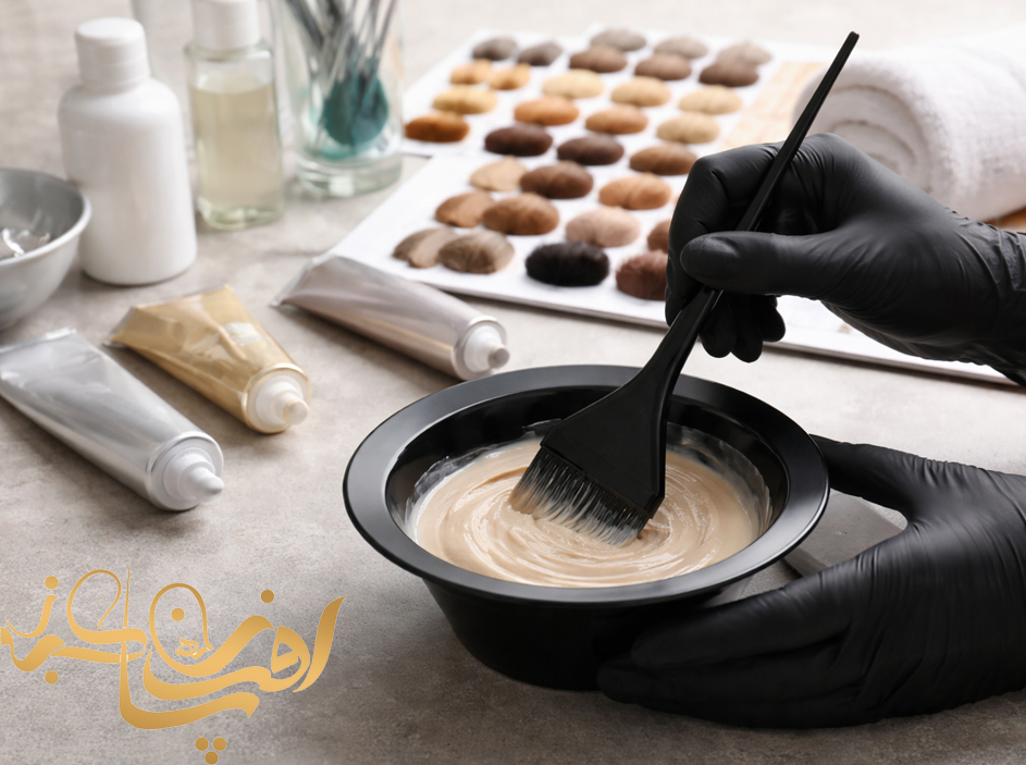 آموزش ترکیب رنگ مو در خانه